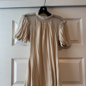 BCBGeneration Cream Puff Sleeve Blouse